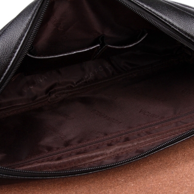 Torba POLO męska listonoszka ciemny brąz